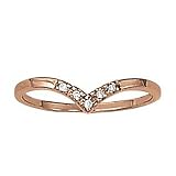 14K Rose Gold Diamond Ring/Band