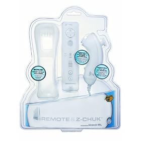 Bundle Remote + Z-Chuck filaires & Skin pour Wii