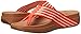 FitFlop Women's Surfa Flip-Flop, Flame/Stone, 6 M US