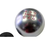 10x1.5mm Thread 5 speed Shift Knob in Gunmetal Grey Gray Silver Round Billet Aluminum... by VMS Racing