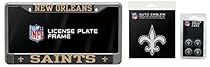 NFL New Orleans Saints 3 Piece Fan Kit, One Size, Silver
