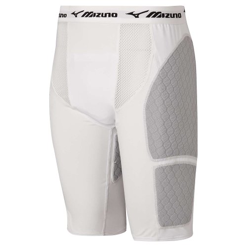 Mizuno 350329 Padded Sliding Short W/ Cup Youth - White On Sale