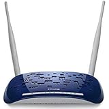 TP-LINK TD-W8960N Wireless N300 ADSL2+ Modem Router, 2.4Ghz 300Mbps, 802.11b/g/n, Splitter, 2x 3dBi detachable antennas