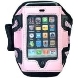 Pink Sports / Gym / Workout iPhone Armband Case Holder for Apple iphone 4