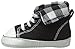 Luvable Friends Unisex Baby Crib Shoes, Black Hi Top, 6-12 Months
