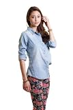 Beulah American Dream Vintage Inspired Denim Shirt Blue Large