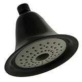 Kingston Brass Watersense KX365 6-inch Diameter High Velocity Aeroflow Shower Head, Oil Rubbed Bronz