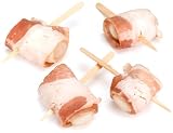 Schwan's Holiday Foods Scallop Wrapped in Bacon on Wooden Pick, 0.8-Ounce, 100-Count Scallops