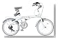 ドッペルギャンガー (DOPPELGANGAR) 20インチ 折り畳み自転車 レイテ・ホワイト×クリームグレイ @f