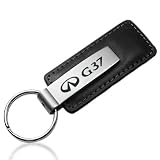 Infiniti G37 Black Leather Key Chain