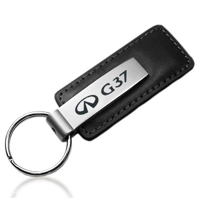 Infiniti G37 Black Leather Key Chain