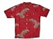 Java Palms Men's Hawaiian Aloha Textured Coconut Cotton Weave Silk Cotton Shirt