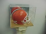 Football Helmet Display Case with Solid Oak Base P321