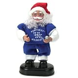 Kentucky Wildcats Animated Rock and Roll Santa
