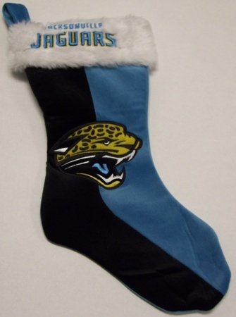Jacksonville Jaguars Colorblock Plush Christmas Stocking