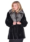 Silver Fox Shawl Collar - Ranch Mink Jacket