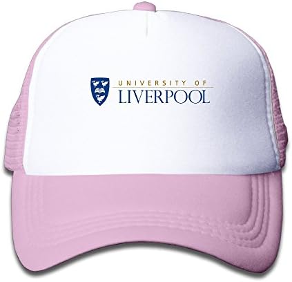 University Of Liverpool Logo Girl Adjustable Mesh Trucker Cap Child Kids Caps