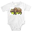 Onesie with forecast, astrology, rhinoceros, sign, horoscope, animal, chinese
