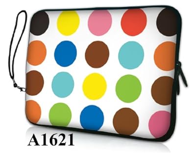 Neoprene Laptop Tablet Sleeve w. Carrying Handle Case Fits Apple iPad (1st Generation) / Samsung Galaxy Tablet / Asus Eee Pad / Acer Iconia Tab / 8" 8.9" 9" 10" 10.2" Netbook