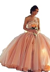 Sexy Strapless Sequined Open-Back Beaded Crystal Quinceanera Dress/Party Dress 