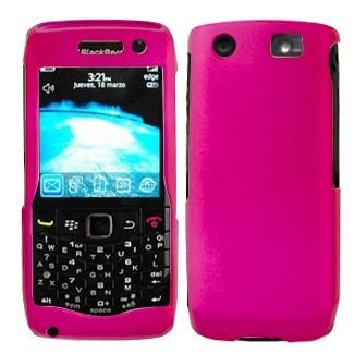 Blackberry Pearl 9100 Cell Phone Solid Hot Pink Protective Case Faceplate Cover