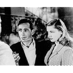 HUMPHREY BOGART AS HARRY 'STEVE' MORGAN, LAUREN BACALL AS MARIE 'SLIM' BROWNING FROM TO HAVE AND HAVE NOT #2 - SCHWARZ-WEISS - Filmfoto - (Poster) PLAKATE - 25x20" (60x50cm)