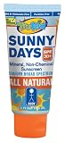 TruKid Sunny Days SPF 30+ Natural Sunscreen: 3.5 oz Tube (this new formula does NOT contain Vit. A)