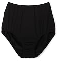 Warner's Women's Without a Stitch Brief, Black, 8
