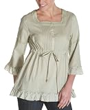 Bandolino Blu Women's Sara Jane 3/4 Sleeve Woven Top