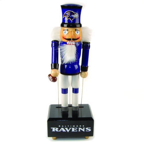 Baltimore Ravens Wind Up Musical Nutcracker