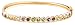 Gold Plated Sterling Silver Multi-Gemstone Bangle Bracelet