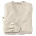 Cotton/Cashmere V-Neck Pullover