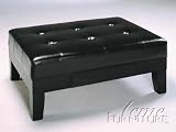 Espresso Bycast Coffee Bench w/ Drawer #AC 015658