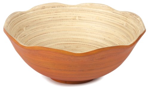 Core Bamboo Flower Bowl in Pumpkin On Sale