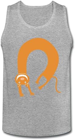 CPWEU Men's Handstand Cat Tank Top XL Deep Heather