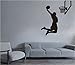 Large-Easy Instant Decoration Wall Sticker Wall Mural Sport Basketball-Basketball Shoot 22inchby39inch