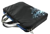 41 5HboZmGL. SL160  Toshiba Mini NB205 N312/BL 10.1 Inch Netbook Carrying Case   Spring Butterfly Series   Black / Blue