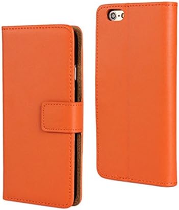 iPhone 6 plus Case, VICI SKY 5.5" Inch Full-Body Premium Pure Black Flip Wallet Leather Magnetic Closure Cover Skin Case with Foldable Kickstand for iPhone 6 plus (Black/Blue/Green/Brown/Pink/Orange)