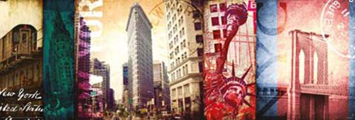Empire 390844 New York - Colour Slim-Poster - 91.5 x 30.5 cm Preisvergleich