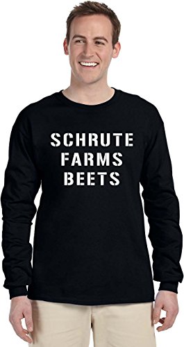 SCHRUTE FARMS BEETS on Long Sleeve Adult & Youth Cotton T-Shirt (in 23 colors)