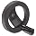 2 Spoked Black Powder Coated Aluminum Dished Hand Wheel with Fold-A-Way Handle, 4" Diameter, 1/2" Hole Diameter (Pack of 1)
