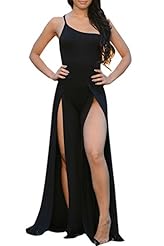Polyester/Spandex One Shoulder Jumpsuit 
