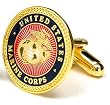 US Marine Corps Insignia Military Cufflinks Cuff Links
