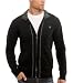 G by GUESS Bryant Zip Mock Turtleneck Sweater, BLACK (M)