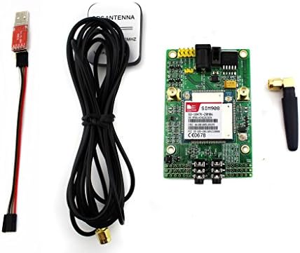 DonAcker SIM908 Module Quad-Band GPRS GSM W/Antenna USB TTL Dupont for Arduino