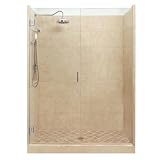 American Bath Factory Custom Shower Kit - 42 x 42, Single Threshold