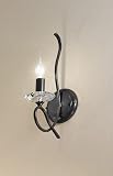 NOVELLA:, Wandleuchte, Made in Italy, Handarbeit, Made with OPTIC KOLARZ Kristall,