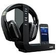 VIZIO XVTHP200 Active Noise Canceling High Definition Home Theater Headphones with Wireless Dock for iPod (Black)