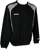 Mitre Apparel Baxter Fleece Sweat Top Mens Black/Neutral/Grey - Medium