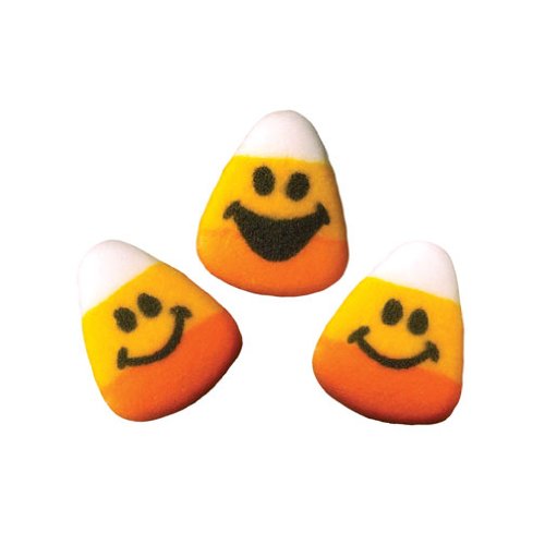 Smiley Candy Corn Sugar Shapes 1 14 48 Shapes Eligible For Amazon Prime By Crispie Sweets 
